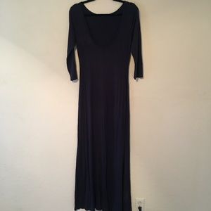 Lolly navy blue maxi dress